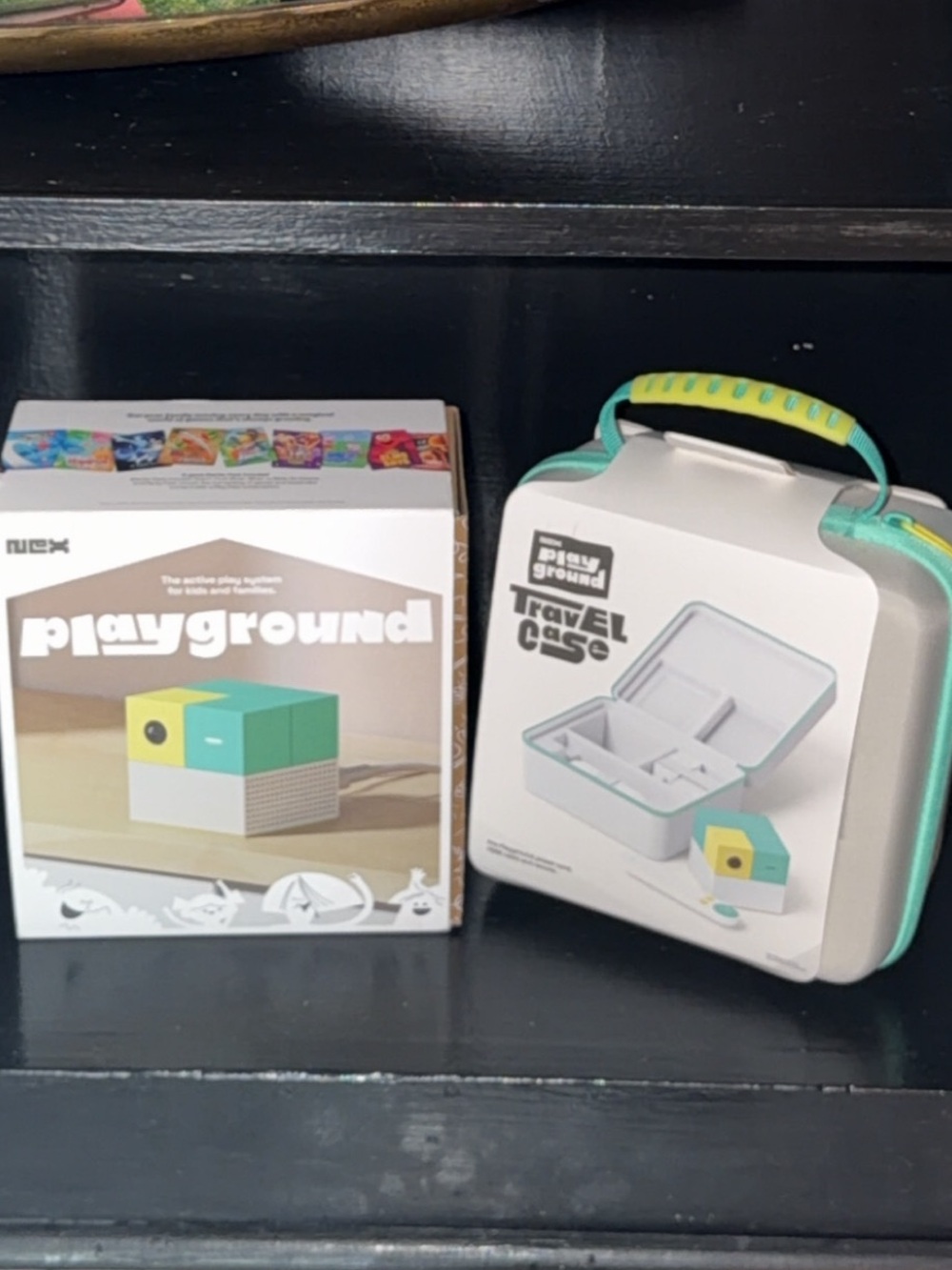 Playground Travel Case - Mint, Yellow, White